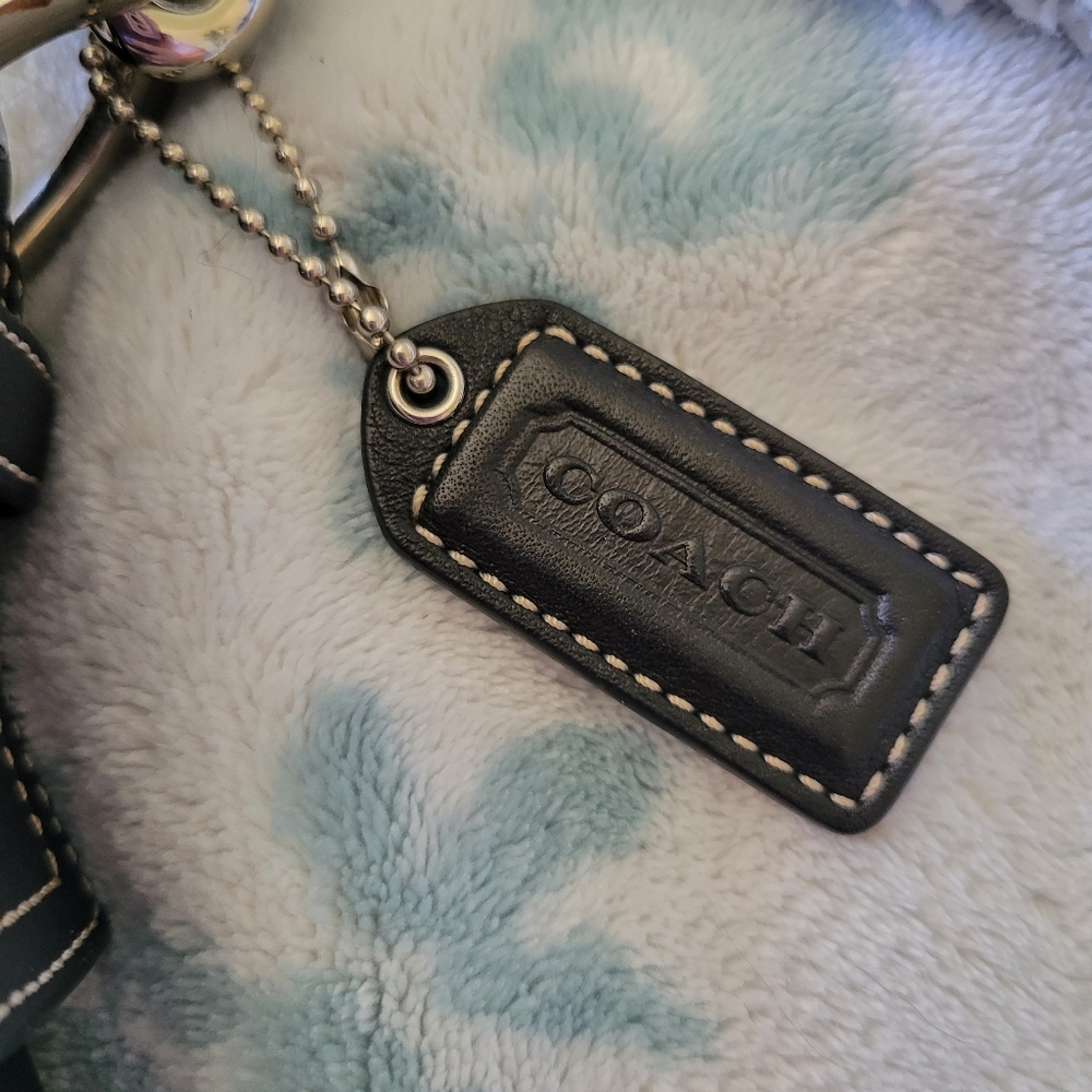 VINTAGE Coach Leather Soho Shoulder Purse *BLACK - Picture 2 of 7